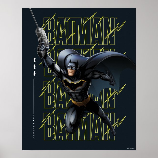 Forever Batman Grappling Krok Poster (Framsidan)