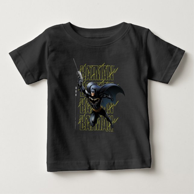 Forever Batman Grappling Krok T Shirt (Framsida)