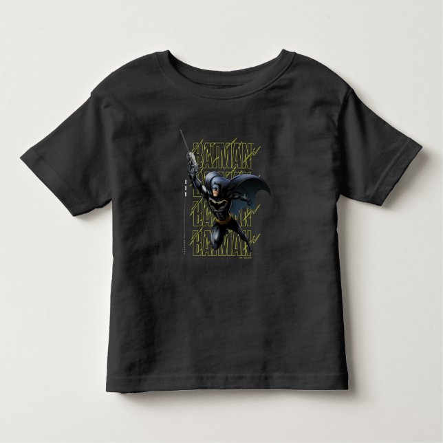 Forever Batman Grappling Krok T Shirt (Framsida)