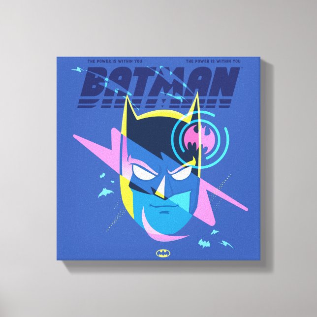 Forever Batman Light Up Head Graphic Canvastryck (Framsida)