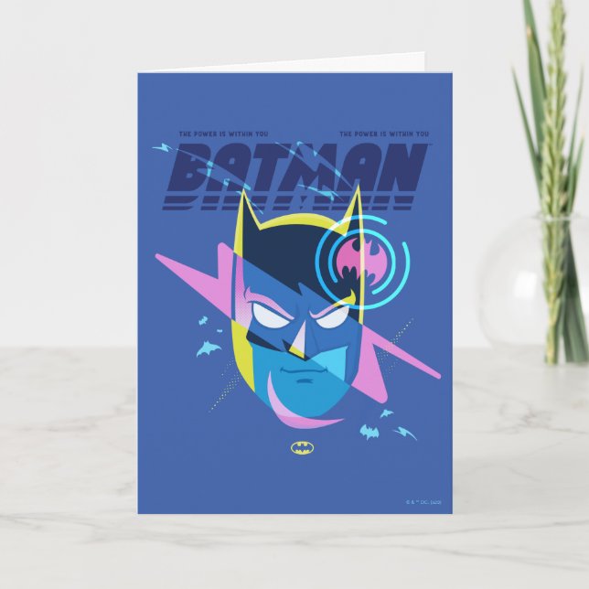 Forever Batman Light Up Head Graphic Kort (Framsida)