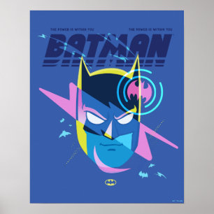 Forever Batman Light Up Head Graphic Poster