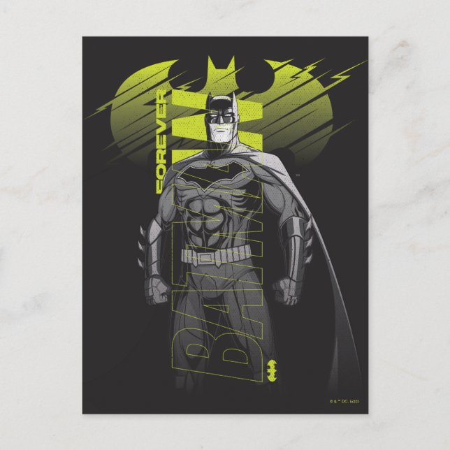 Forever Batman Power Up Character Art Vykort (Framsida)