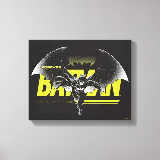 Forever Batman Reaching Graphic Canvastryck (Framsida)