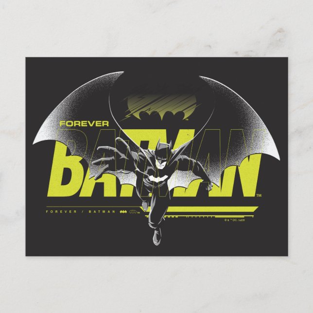 Forever Batman Reaching Graphic Vykort (Framsida)
