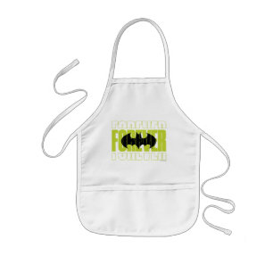 Forever Batman Typography Symbol Graphic Barnförkläde