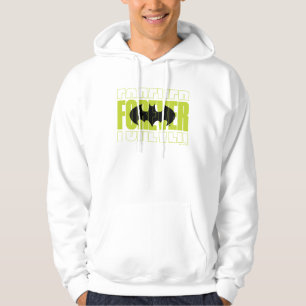 Forever Batman Typography Symbol Graphic Hoodie