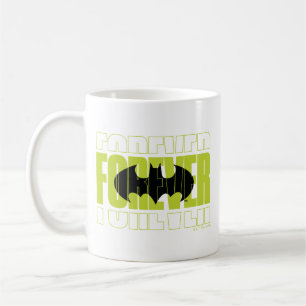 Forever Batman Typography Symbol Graphic Kaffemugg