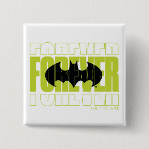 Forever Batman Typography Symbol Graphic Knapp