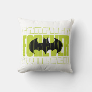 Forever Batman Typography Symbol Graphic Kudde