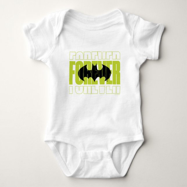 Forever Batman Typography Symbol Graphic T Shirt (Framsida)
