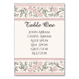 Forever Begins Today Bordsnummer