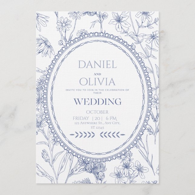 Forever Begins Today Wedding Invitation  Inbjudningar (Framsida)