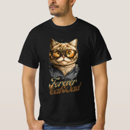 Forever Cat Pappa T Shirt