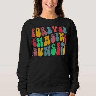 Forever Chasing Sunset Retro Aesthetic T Shirt