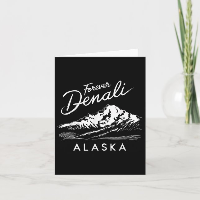 Forever Denali Nationalpark Alaska Kort (Framsida)