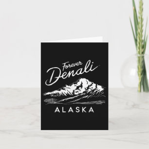 Forever Denali Nationalpark Alaska Kort