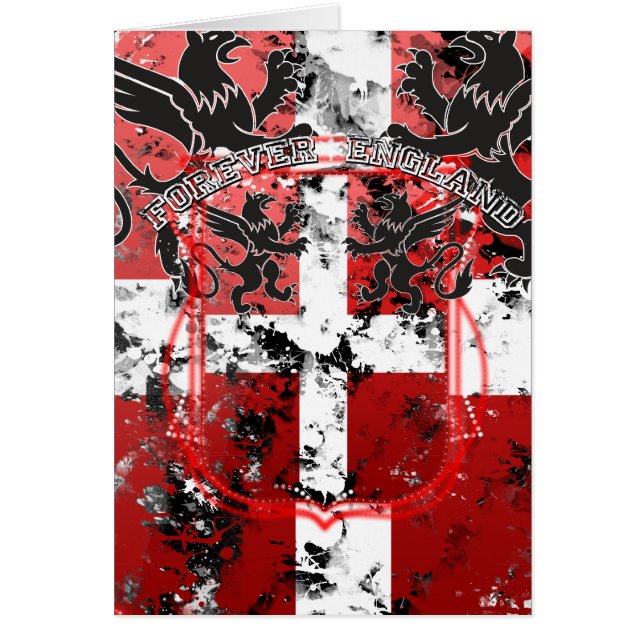 Forever England Hälsningskort (Framsidan)