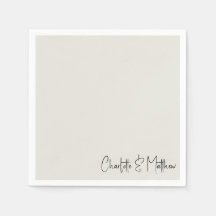 Forever Faithful Cream Personligt bröllp Cocktail