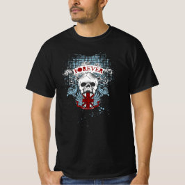 Forever Fanged Skull - Gothic Vampire Grunge T Shirt