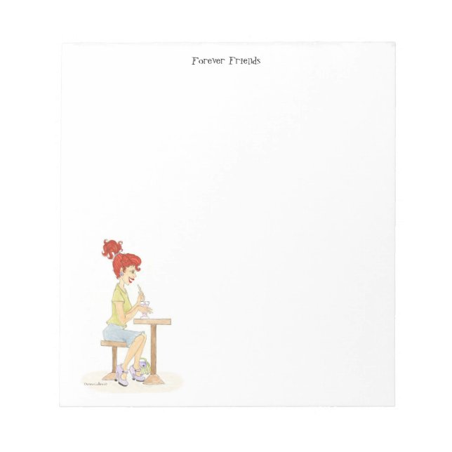 Forever Friends Soda Girl Anteckningsblock (Framsida)