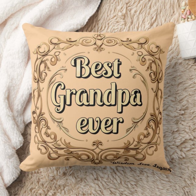"Forever Grandpa Love" Kudde (Filt)