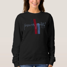 Forever Grateful-skrift med färgfält T Shirt