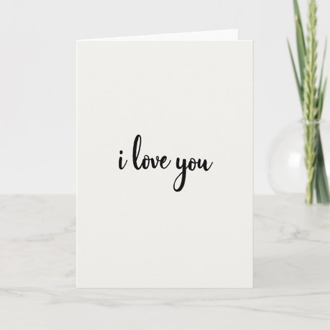 Forever I Love You-kort Kort (Framsida)