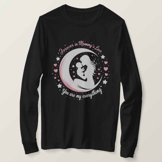 Forever i Mamma Kärlek’ Long-Sleeve T-Shirt (Design framsida)