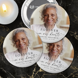 Forever in Our Hearts Memorial Photo Personalized Knapp