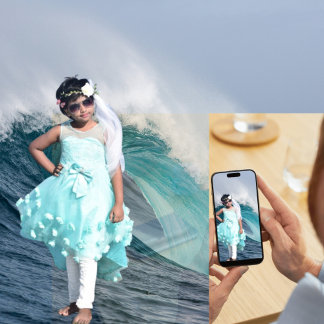 Forever in Our Hearts Photo Funeral Memorial Tack Kort