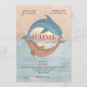 FOREVER - inbjudan till Bröllop-filmen Poster Stil