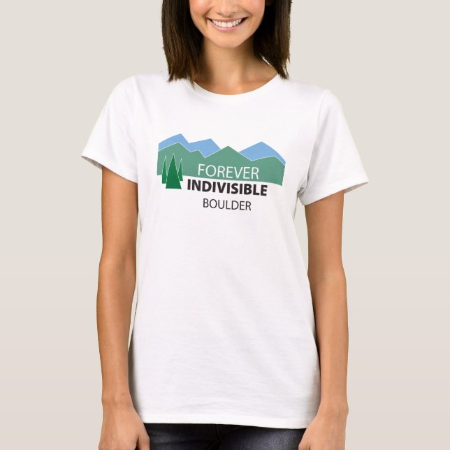 Forever Indivisible Boulder T-Shirt (Framsida)