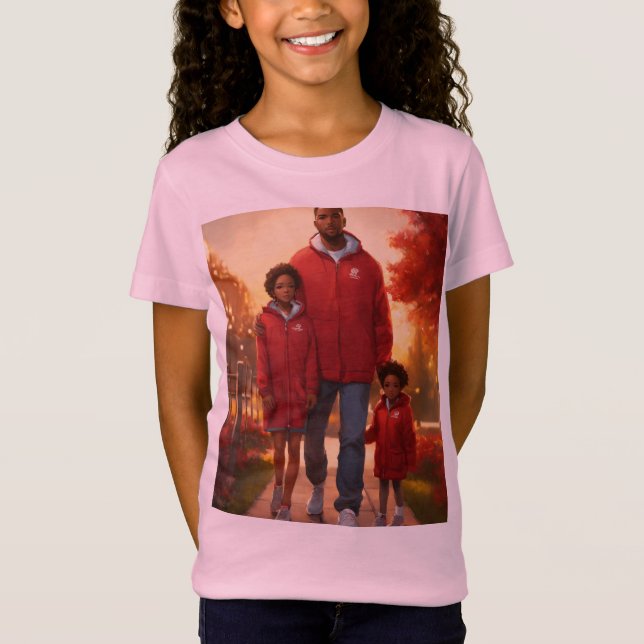 Forever Lit: Familjeflamma T Shirt (Framsida)