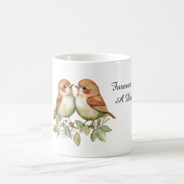 Forever Love Birds Kaffemugg (Center)