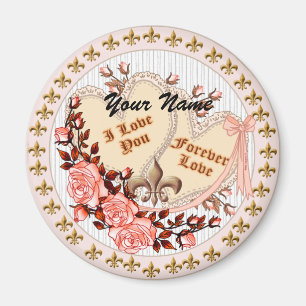 Forever love bröllop magnet