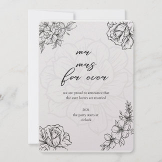 forever love bröllopsinbjudan inbjudningar