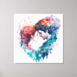 Forever love canvastryck