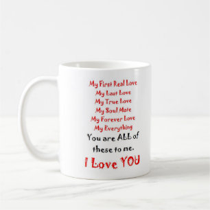 Forever love Dikt Kaffemugg