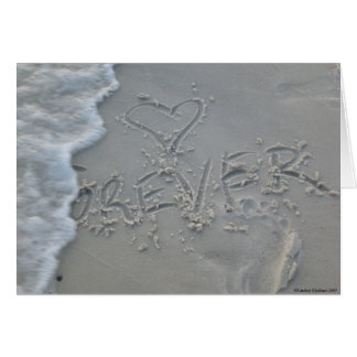 Forever love hälsningskort