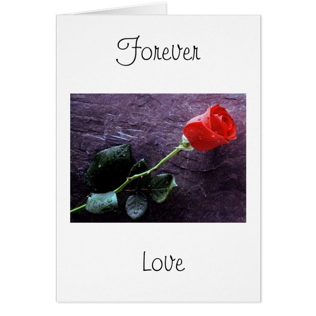 forever love hälsningskort (Framsidan)