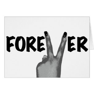 Forever love hälsningskort