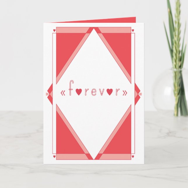 Forever love helgkort (Framsida)
