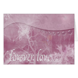Forever love-kort hälsningskort