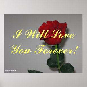 "Forever love" poster