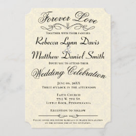 Forever love som gifta sig inbjudanbönförklaring inbjudningar
