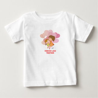 Forever love tillsammans - Baby T-Shirt Design