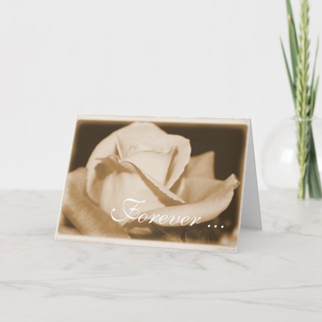 Forever love-valentinkort helgkort (Framsida)