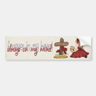 Forever Loved Bumper Sticker Bildekal