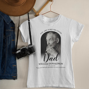Forever Loved Pappa Foto Memorial T-Shirt